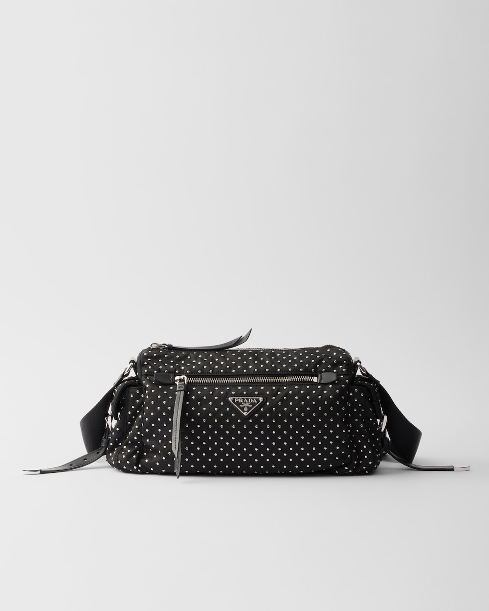 Re-Nylon Bag With Studs - Image 1